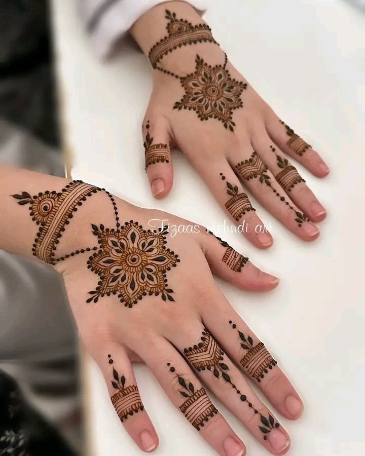 Mehndi designs for baby girl