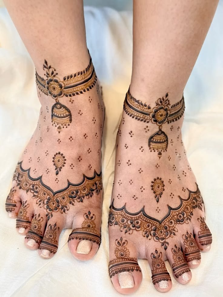 Feet Mehndi Designs